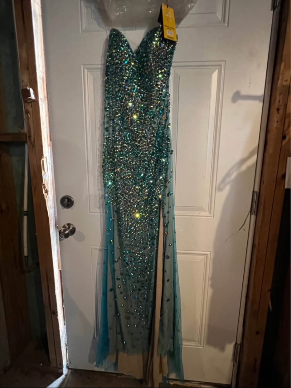 Green Rhinestone dress - Picture 2 of 2